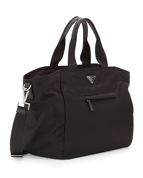 prada vela nylon tote.